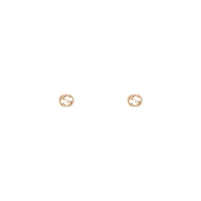 Gucci Interlocking G Stud Earrings - Ybd759061001 In Gold