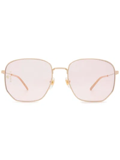 Gucci Gg0396s Gold Sunglasses