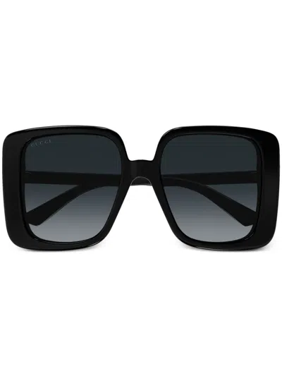 Gucci Interlocking G Sunglasses In Black