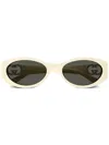 Gucci Interlocking G Sunglasses In White