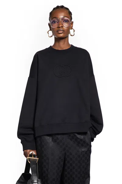 Gucci Interlocking G Sweatshirt In Black