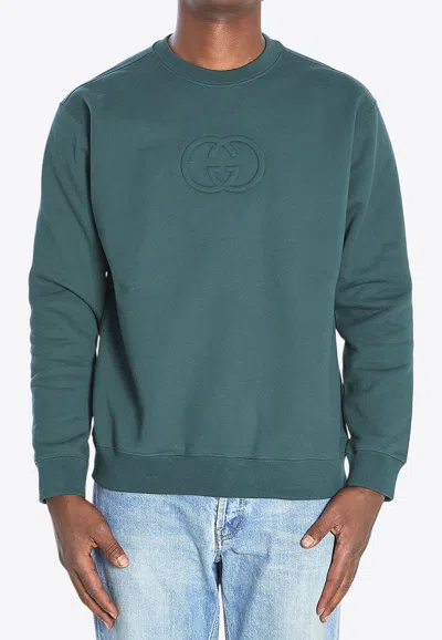 Gucci Interlocking G Sweatshirt In Green