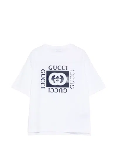 Gucci Interlocking-g T-shirt In Yellow