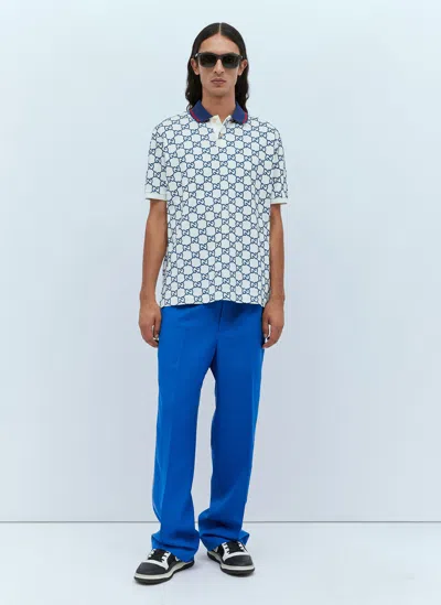 Gucci Interlocking G Track Trousers In Blue