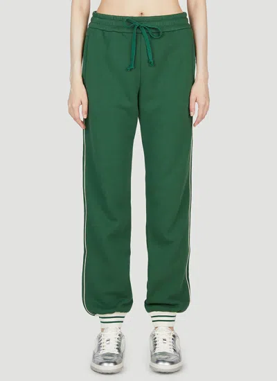 Gucci Interlocking G Track Pants In Green