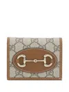 Gucci Women Horsebit Wallet In Brown