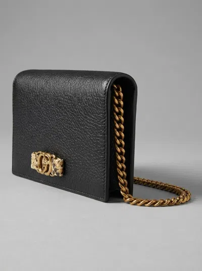 Gucci Interlocking G Wallet On Chain In Black