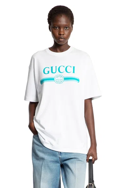 Gucci Interlocking G Web T-shirt In White