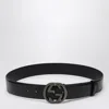 Gucci Belt With Gg Black Buckle Men