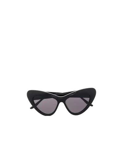 Gucci Interlocking Gg Cat-eye Sunglasses In Black