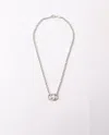 Gucci Interlocking G Silver Necklace
