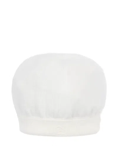 Gucci Babies' Interlocking Hat In White