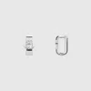 Gucci Interlocking Huggie Earrings In Undefined