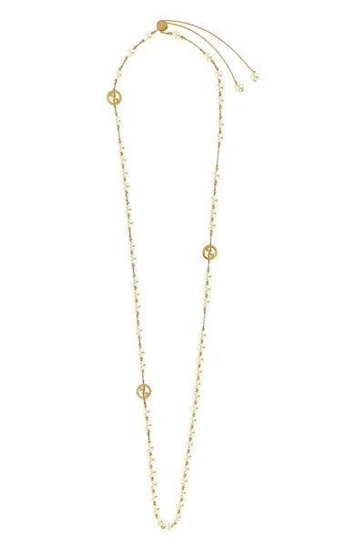 Gucci ' Interlocking' Necklace In Gold