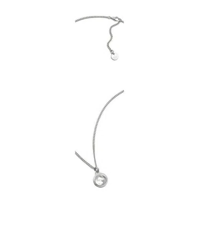 Gucci Interlocking Pendant Necklace In Metallic