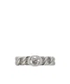 Gucci Interlocking Ring In Gray