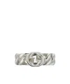 Gucci Interlocking Ring In Gray