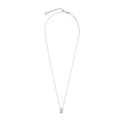 Gucci Interlocking Sterling Silver Necklace - Ybb796246001 In Metallic