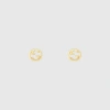Gucci Interlocking G Stud Earrings In Gold