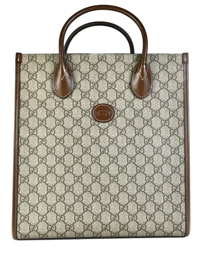 Gucci Interlocking Tote Bag Shoulder Bag (authentic Pre-loved) In Orange