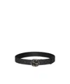 Gucci Interlocking Waist Belt In Black