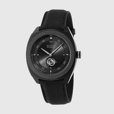 Gucci Interlocking Watch In Black