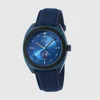 Gucci Interlocking Watch In Blue