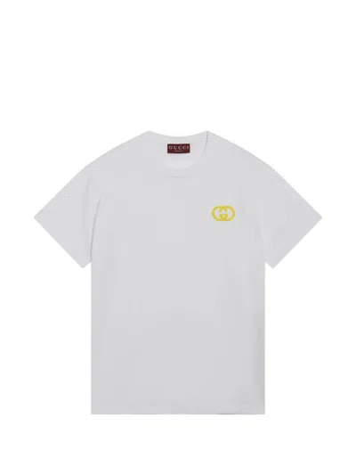 Gucci Interlocking-g T-shirt In White