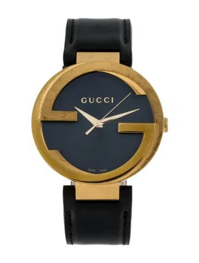 Pre-owned Gucci Interlocking-g Watch In Multi