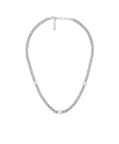 Gucci Interlokcing Necklace In Silver