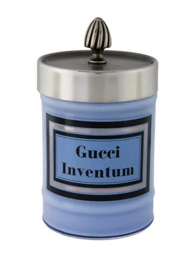 Pre-owned Gucci Inventum Scented Candle In Purple/silver