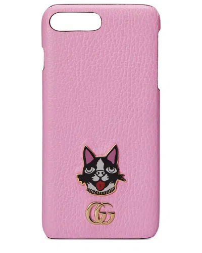 Gucci Iphone 7 Cover In Pink