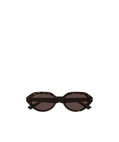 Gucci Geometric-frame Sunglasses In Multi