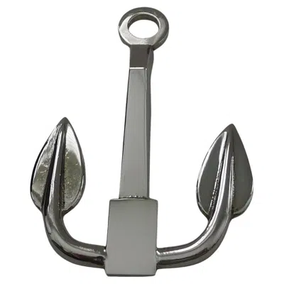 Pre-owned Gucci , Italy - Nautical Anchor Bottle Opener C.1970/1980 In Gray