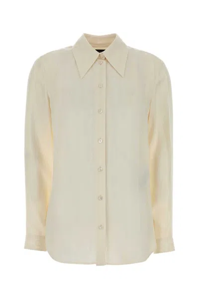 Gucci Light Shirt With Monogram In Yellow