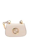 Gucci Blondie Leather Shoulder Bag In White
