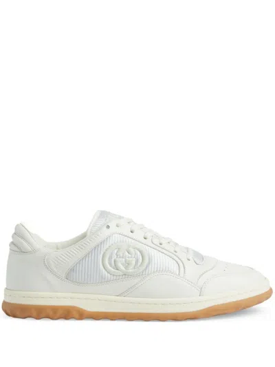 Gucci Double G Logo Low-top Sneakers In Off White