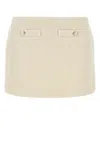 Gucci Ivory Tweed Mini Skirt