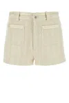 Gucci Textured Tweed Fabric Shorts With Belt Loops