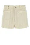 Gucci Textured Tweed Fabric Shorts With Belt Loops