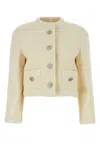 Gucci Women's Ivory Wool Blend Blazer