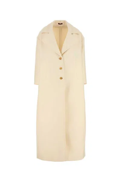 Gucci Ivoryy Wool Blend Coat