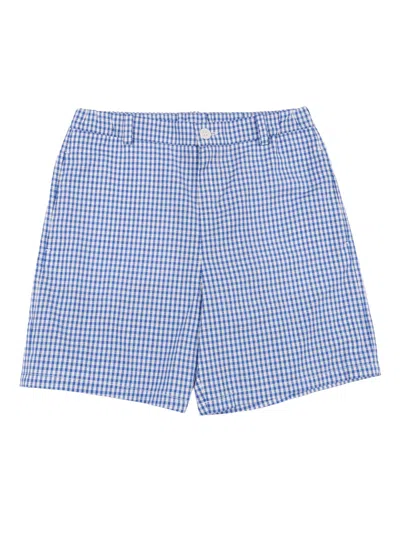 Gucci J Bermuda Small Vichy Armure In Blue