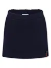 Gucci Web-detail Skirt In Dark Night Sky