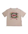 Gucci J S/s T-shirt Ctn Jersey In Neutral