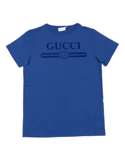 Gucci J S/s T.shirt Ctn Jersey In Multi