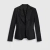 Gucci Jacke Aus Feinem Seidenfaille In Black