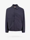 Gucci Reversible Polyester Gg Jacket In Blue
