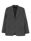 Gucci Black Triacetate Jacket In Gray