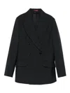 Gucci Blazer With Notched Lapels In Gray